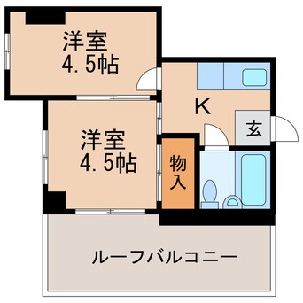 間取図 中駒新栄レオンビル