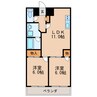 名古屋市営地下鉄東山線/栄駅 徒歩6分 11階 築30年 2LDKの間取り