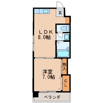 間取図 シティライフ栄