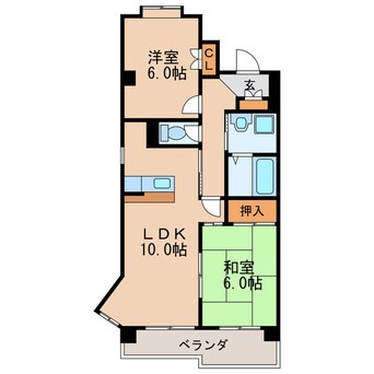 間取図 ベルパレス千代田