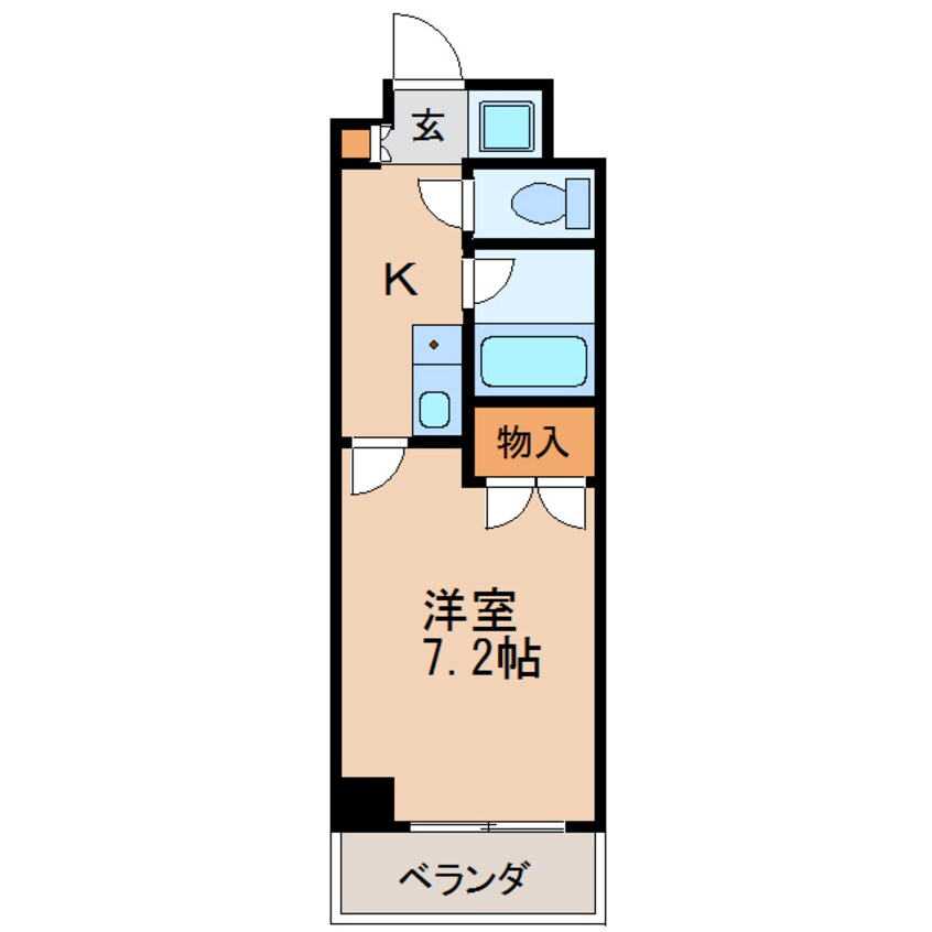 間取図 マーベラス新栄