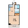 名古屋市営地下鉄東山線/新栄町駅 徒歩6分 7階 築23年 1Kの間取り