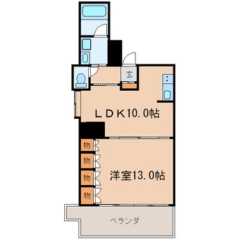 間取図 ラディアント ヤバ