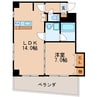 名古屋市営地下鉄名城線/矢場町駅 徒歩3分 5階 築23年 1LDKの間取り