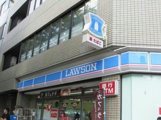 ローソン栄5丁目店(コンビニ)まで189m ラディアント ヤバ