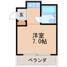 チサンマンション桜通久屋 1Rの間取り