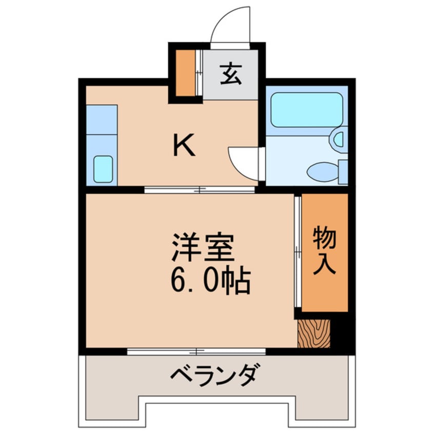 間取図 名古屋市営地下鉄名城線/久屋大通駅 徒歩2分 3階 築44年