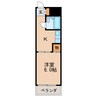 名古屋市営地下鉄名城線/久屋大通駅 徒歩2分 6階 築44年 1Kの間取り