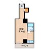 名古屋市営地下鉄名城線/久屋大通駅 徒歩2分 3階 築44年 1Rの間取り