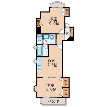 間取図 綾羽アネックス葵