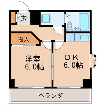 間取図 名古屋市営地下鉄桜通線/高岳駅 徒歩4分 7階 築35年