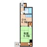 名古屋市営地下鉄名城線/久屋大通駅 徒歩2分 5階 築45年 1DKの間取り