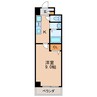 名古屋市営地下鉄桜通線/高岳駅 徒歩7分 7階 築24年 1Kの間取り