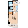 名鉄瀬戸線/清水駅 徒歩4分 5階 築24年 1Kの間取り