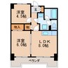 名古屋市営地下鉄東山線/新栄町駅 徒歩10分 11階 築38年 2LDKの間取り