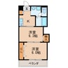 名古屋市営地下鉄名城線/矢場町駅 徒歩7分 6階 築22年 2Kの間取り