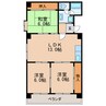ハイツ東桜 3LDKの間取り