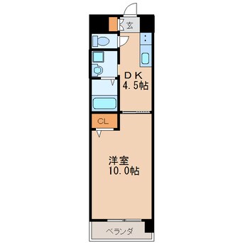 間取図 パレスサイド泉