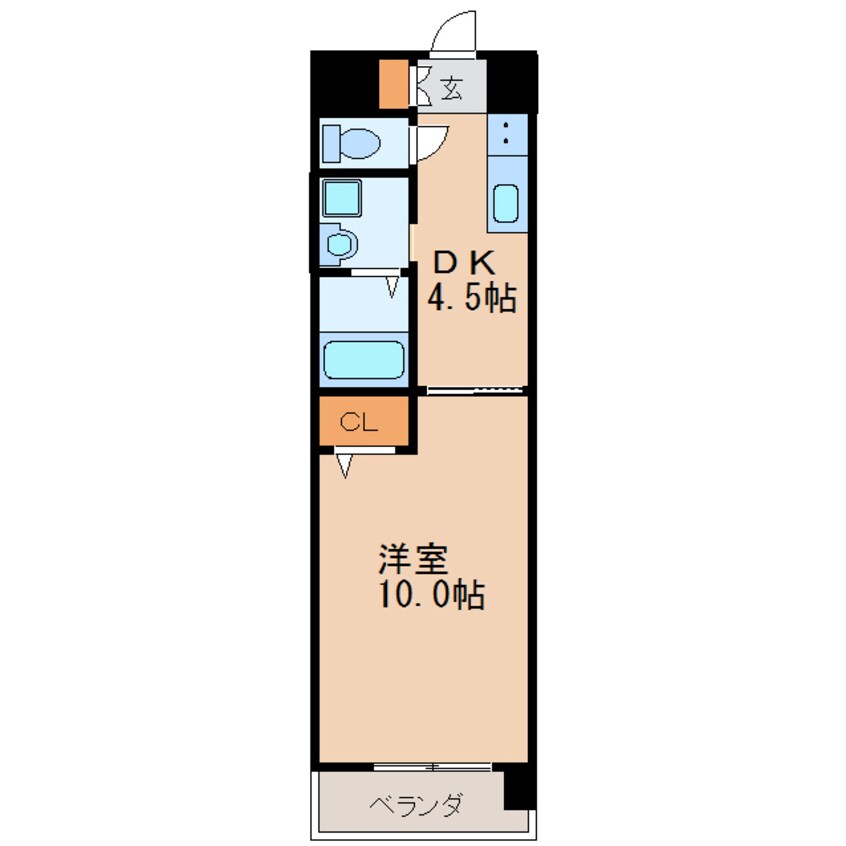 間取図 パレスサイド泉