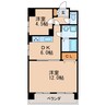 名古屋市営地下鉄桜通線/丸の内駅 徒歩3分 4階 築38年 2DKの間取り