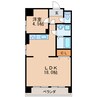 名古屋市営地下鉄桜通線/丸の内駅 徒歩3分 5階 築38年 1LDKの間取り