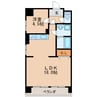名古屋市営地下鉄桜通線/丸の内駅 徒歩3分 5階 築38年 1LDKの間取り