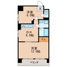名古屋市営地下鉄桜通線/丸の内駅 徒歩3分 7階 築39年 2DKの間取り