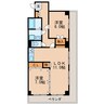 アイコービル 2LDKの間取り