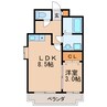 名鉄瀬戸線/尼ケ坂駅 徒歩6分 2階 築34年 1LDKの間取り