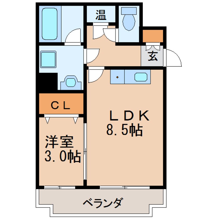 間取図 エポラール白壁