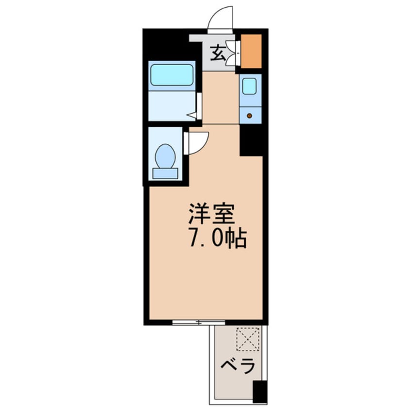 間取図 名古屋市営地下鉄名城線/矢場町駅 徒歩6分 5階 築26年