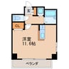 ライフステージ白壁Ⅱ 1Rの間取り