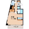 名鉄瀬戸線/清水駅 徒歩3分 6階 築22年 1Rの間取り
