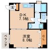 名古屋市営地下鉄桜通線/高岳駅 徒歩8分 3階 築50年 1DKの間取り