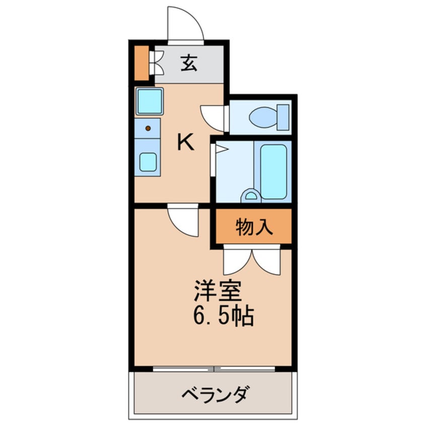 間取図 名古屋市営地下鉄鶴舞線/鶴舞駅 徒歩9分 5階 築34年