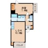 名古屋市営地下鉄東山線/千種駅 徒歩5分 2階 築23年 1LDKの間取り