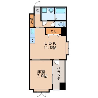 間取図 プロビデンス東片端