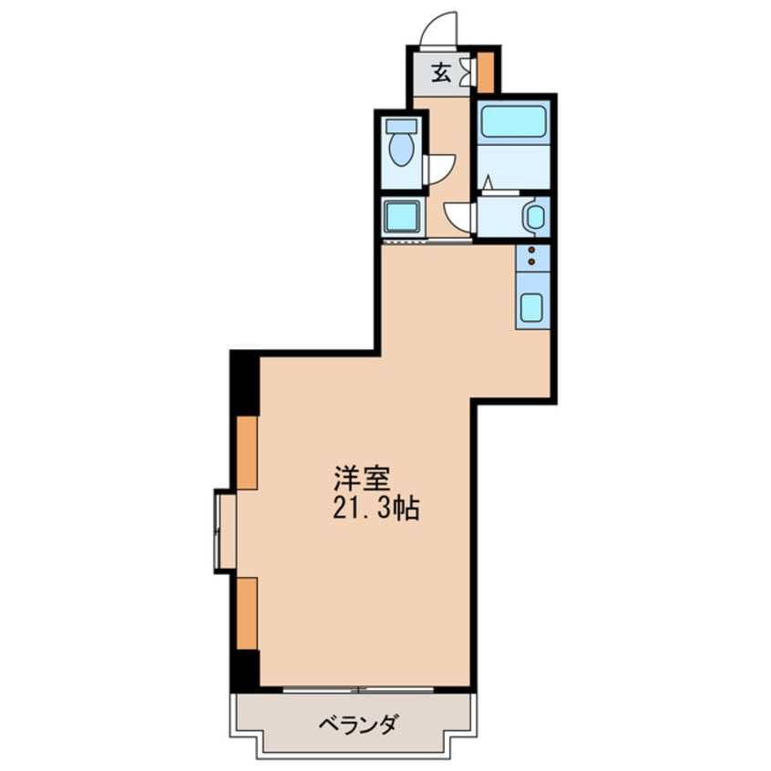 間取図 名古屋市営地下鉄桜通線/高岳駅 徒歩10分 5階 築22年
