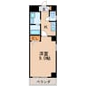Studioナディア 1Kの間取り