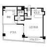 名古屋市営地下鉄桜通線/車道駅 徒歩2分 11階 築35年 1LDKの間取り