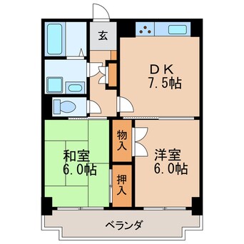 間取図 シーアイマンション丸の内