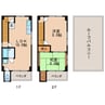 第二泉ビル 2LDKの間取り