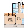 名古屋市営地下鉄桜通線/車道駅 徒歩4分 3階 築46年 1DKの間取り