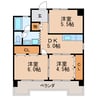 名古屋市営地下鉄桜通線/車道駅 徒歩4分 4階 築46年 3DKの間取り