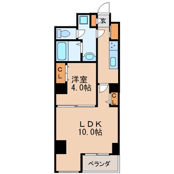 間取図 ドミール長者町