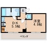 La Douceur新栄 1DKの間取り