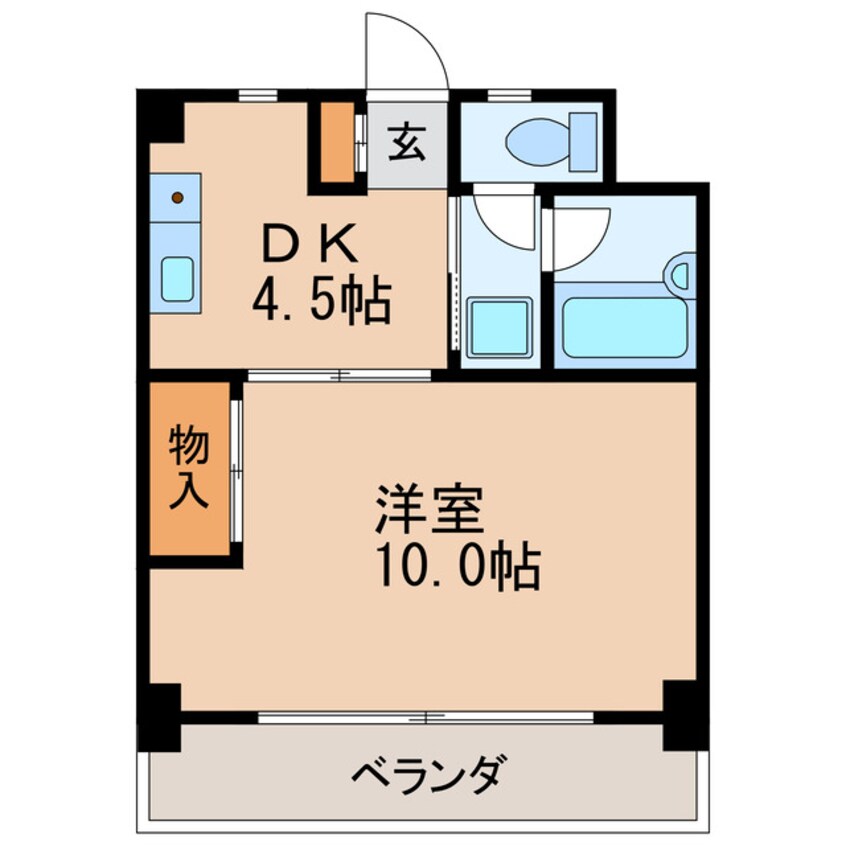 間取図 グリーンハイツ徳川