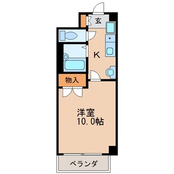 間取図 カーサ新栄