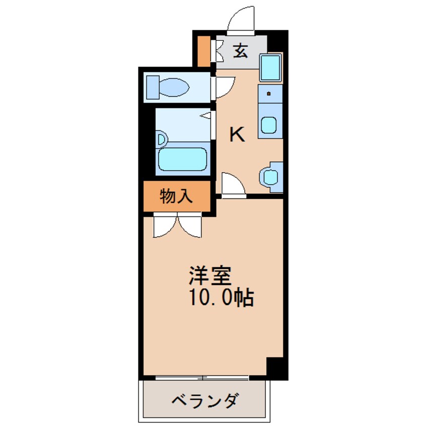 間取図 カーサ新栄