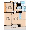 ナビシティ徳川Ⅰ 2LDKの間取り